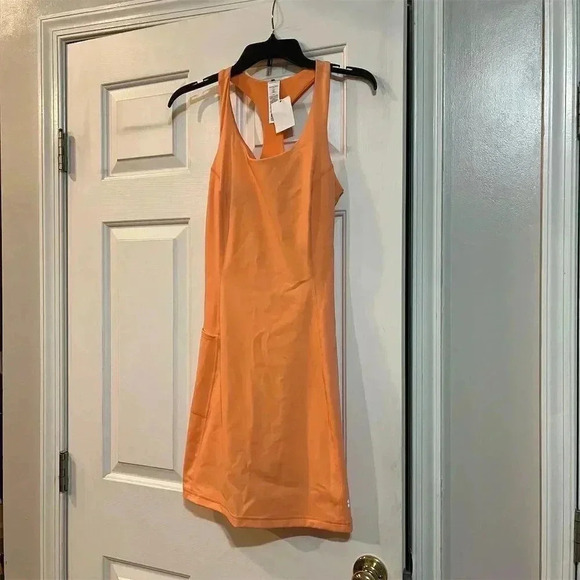 Sweaty Betty Women's XS Tangerine Orange Activewear Casual Dress - Picture 2 of 9